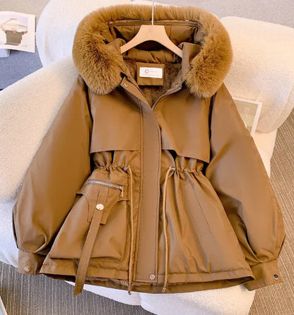 Women's Slimming Hooded Cotton-Padded Jacket